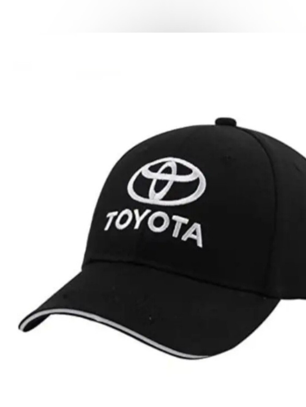 Y2k Toyota Embroidered Black Baseball Cap